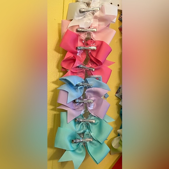 Easter Hair Bows -2 bows - Picture 3 of 3